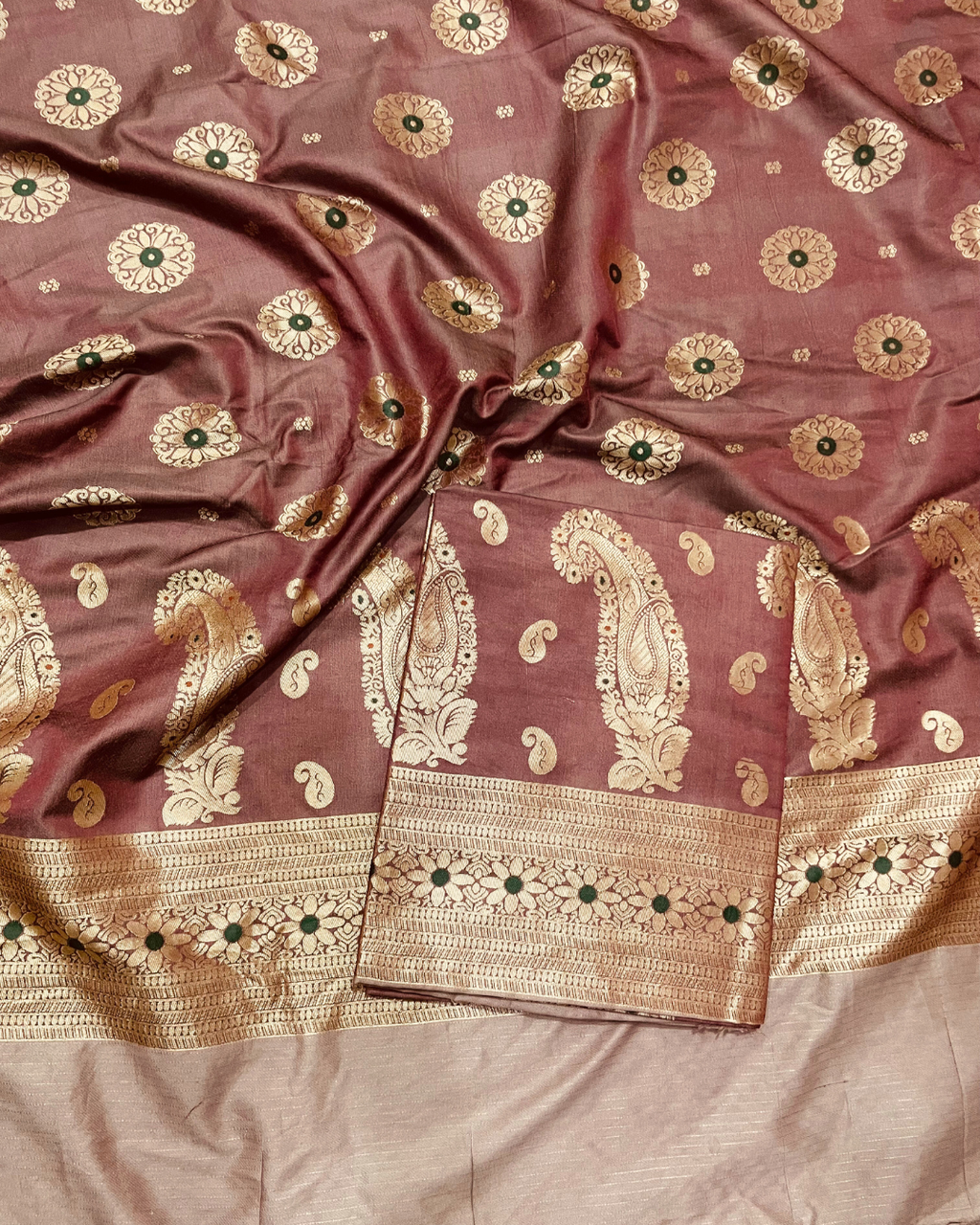 Gul-e-Zar Banarsi Shawl - Imperial Mahroon